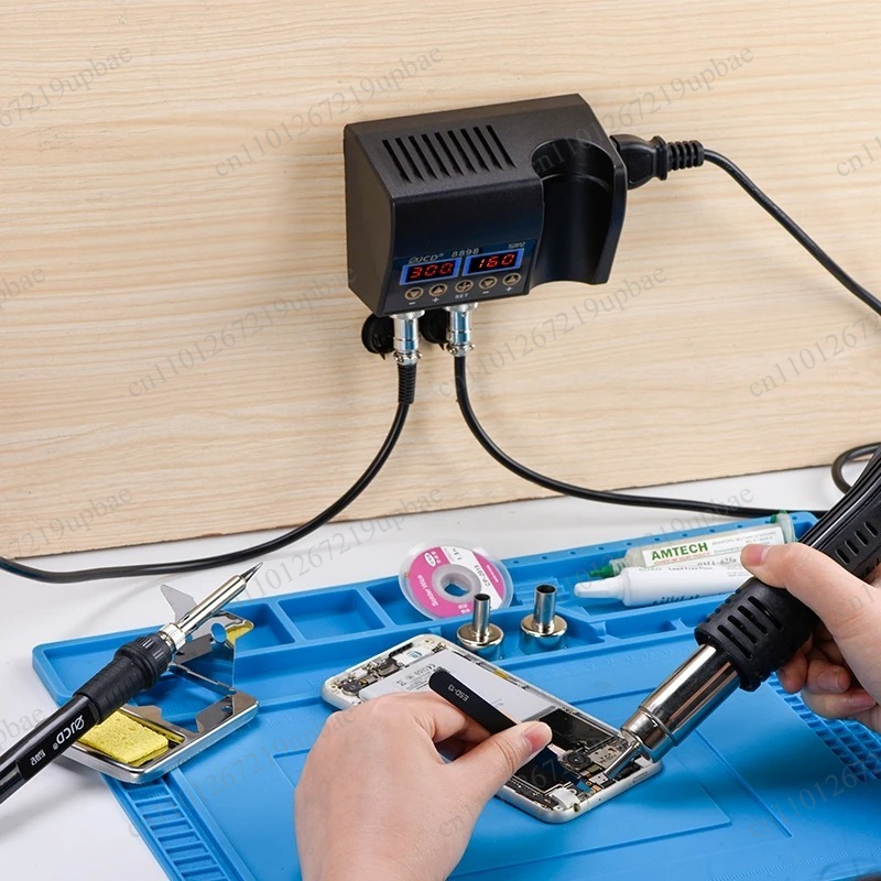 2 In 1 Soldering Rework Station 750W - 8898 2-in-1 750W LCD Digitaal Soldeerstation