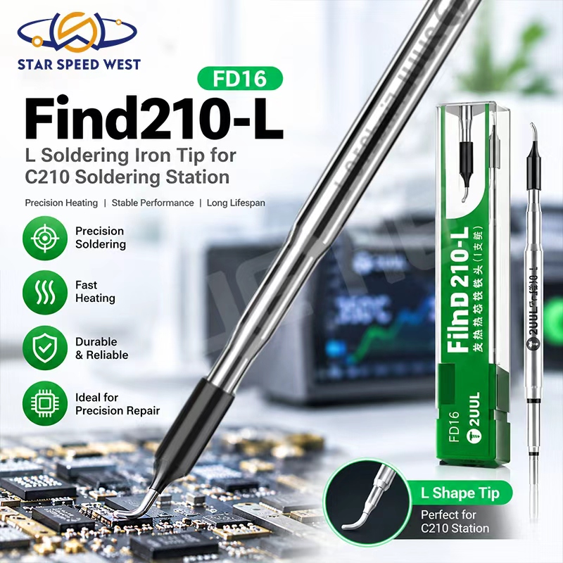 C210 Precision Soldering Station - 2UUL FD16 Find210-L Soldeerpunt Vervanging voor