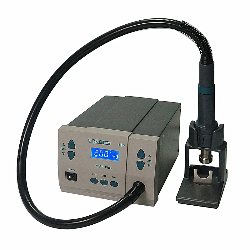 Hot Air Rework Station 861Dw - QUICK 861DW Hetelucht Rework Station ESD