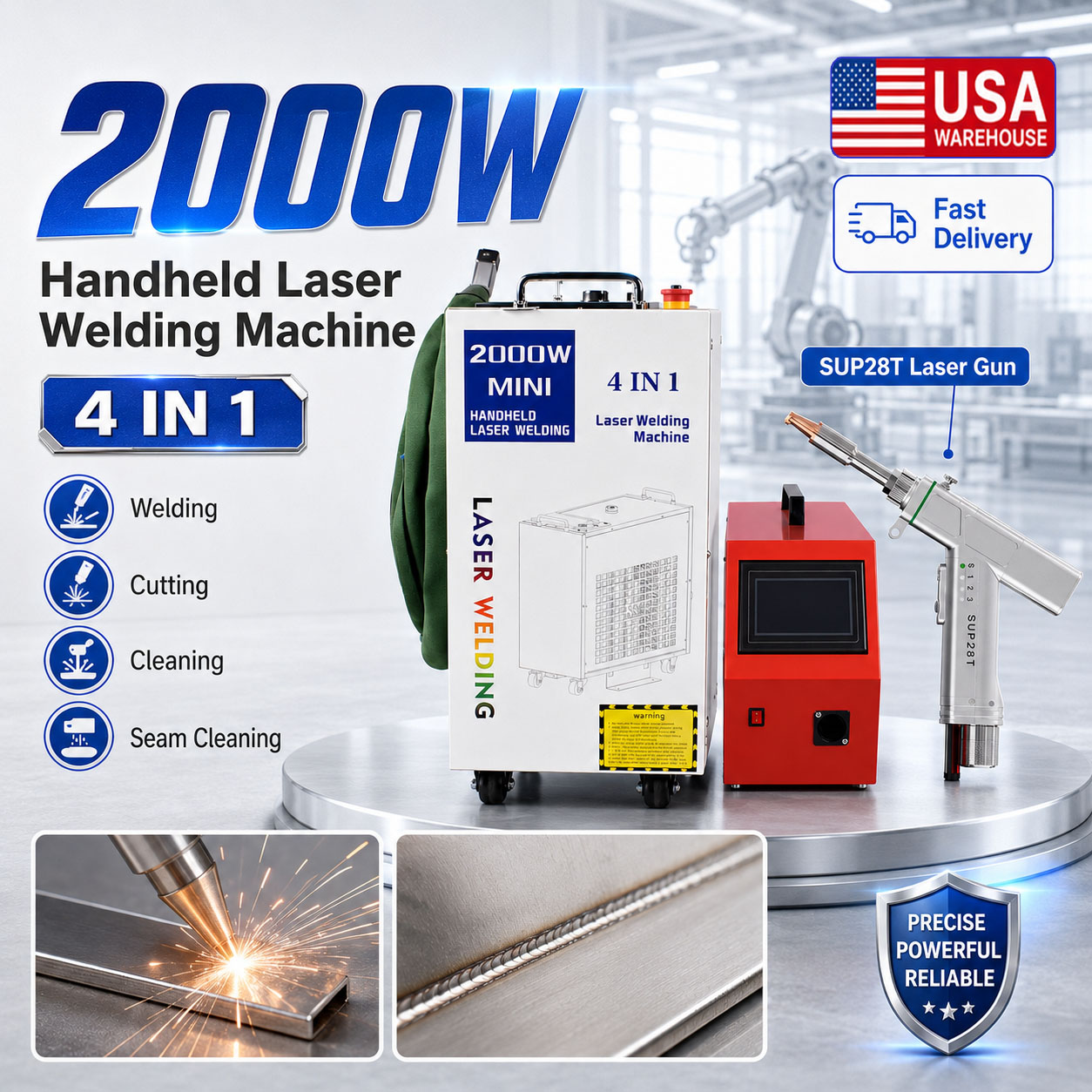 BWT 2000W Fiberlaser Lasersyst - Laser Soldering Machine Handheld recensie en prijs