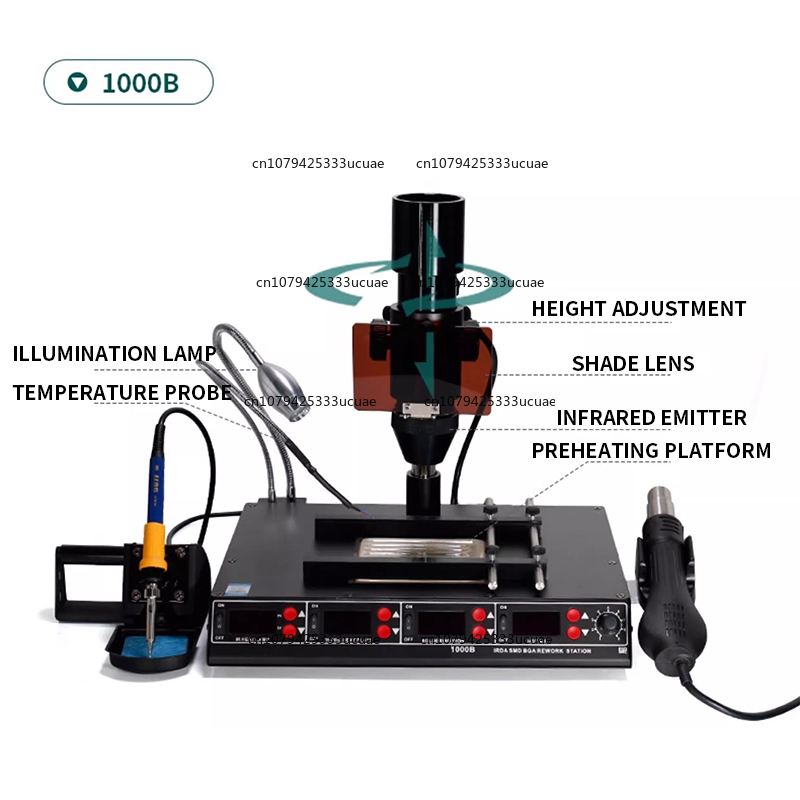 1000B/1000A Infrarood multifun - Infrared Bga Rework Station recensie en prijs