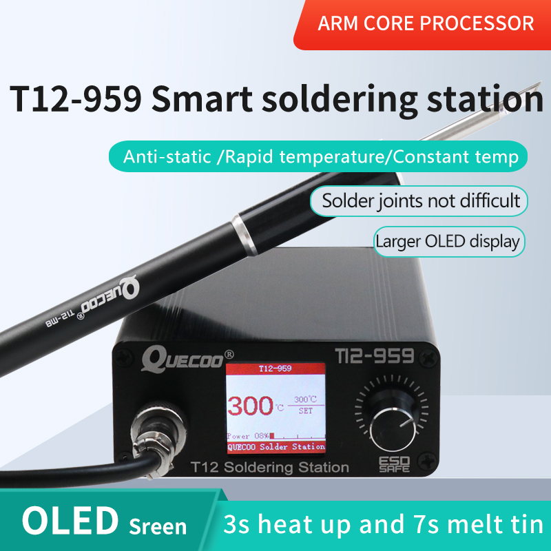 T12-959 V5.1 Soldeerstation El - T12 Soldering Station Oled recensie en prijs