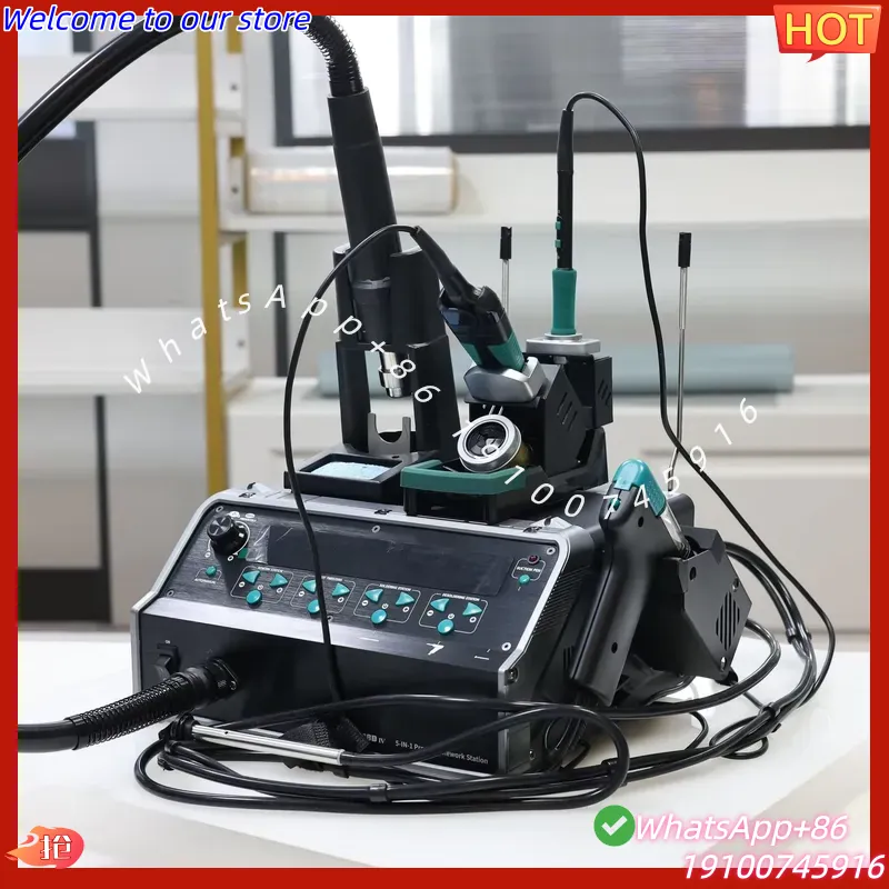 2026Hot YIHUA-948D IV 5-in-1 S - Desoldering Pump Electric Vacuum Station recensie en prijs