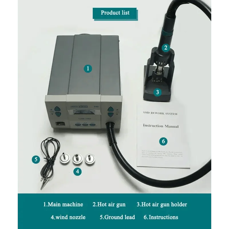 861DW Heteluchtstation 1000W H - Hot Air Rework Station 861Dw recensie en prijs