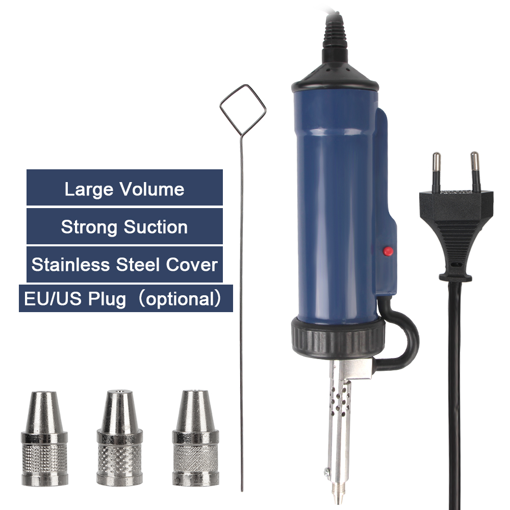 Tin Sucker Vacuüm met 3 Zuigmo - Desoldering Pump Electric Vacuum Station recensie en prijs