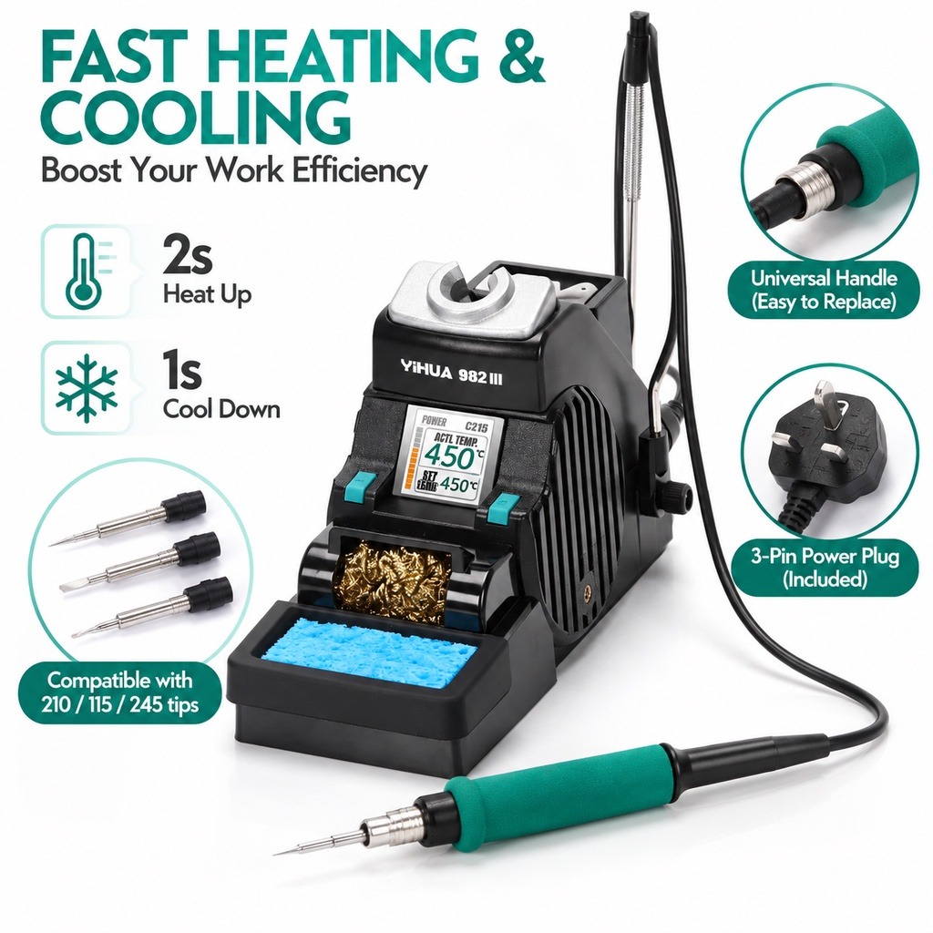 YIHUA 982-III C210 Soldeerbout - C210 Precision Soldering Station recensie en prijs