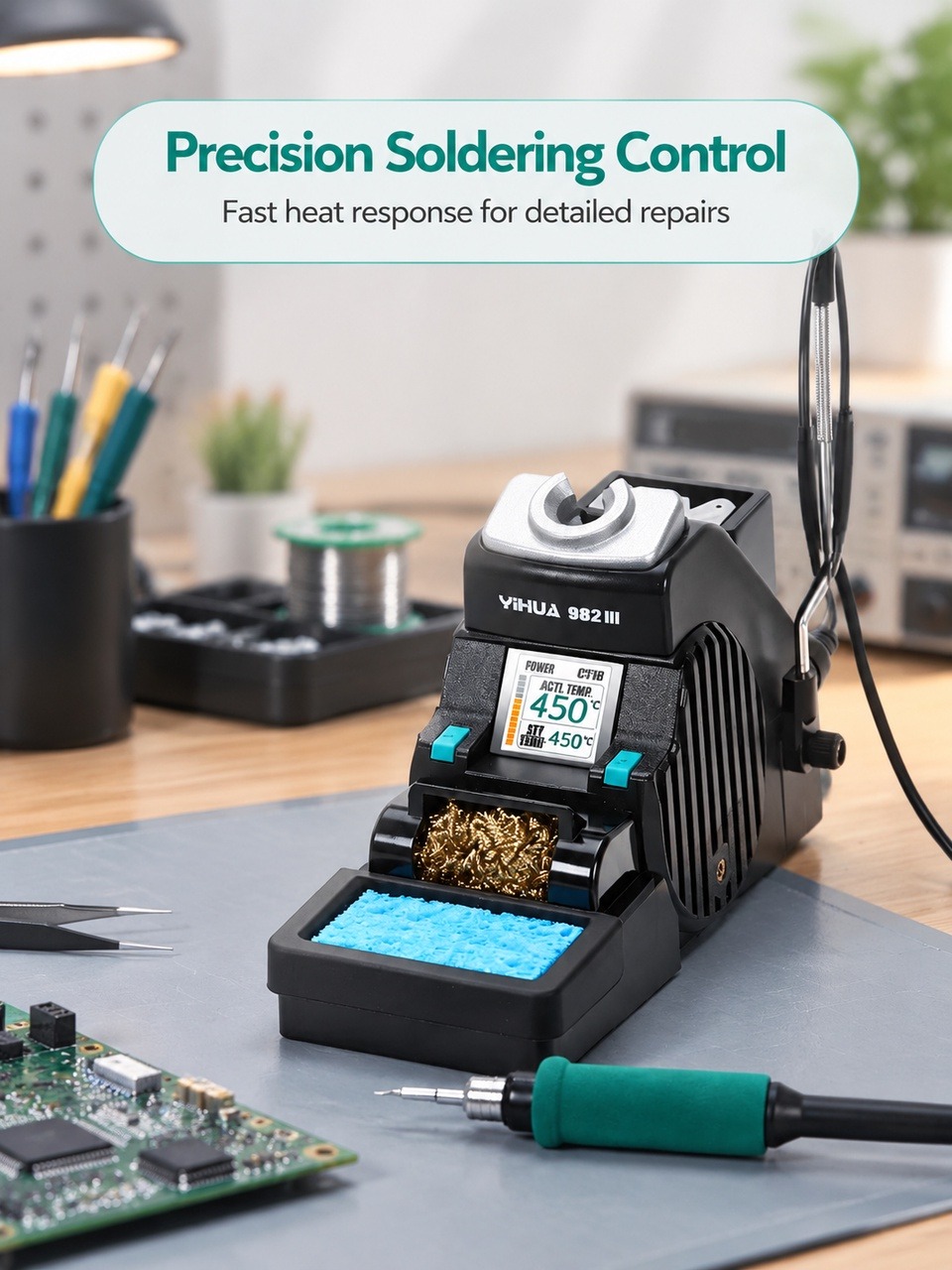 YIHUA 982-III C210 Soldeerbout - C210 Precision Soldering Station recensie en prijs