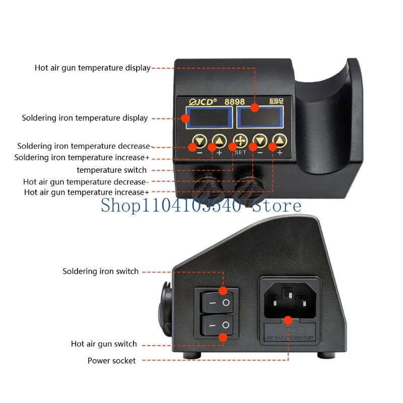 02DC 750W soldeerstation 2 IN  - 2 In 1 Soldering Rework Station 750W recensie en prijs