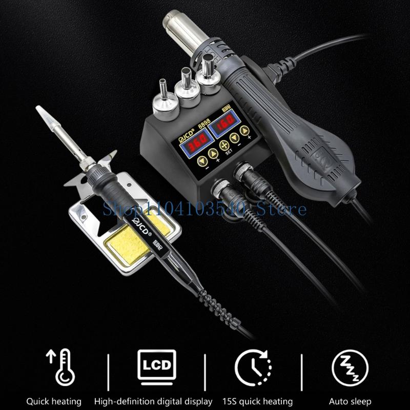 02DC 750W soldeerstation 2 IN  - 2 In 1 Soldering Rework Station 750W recensie en prijs