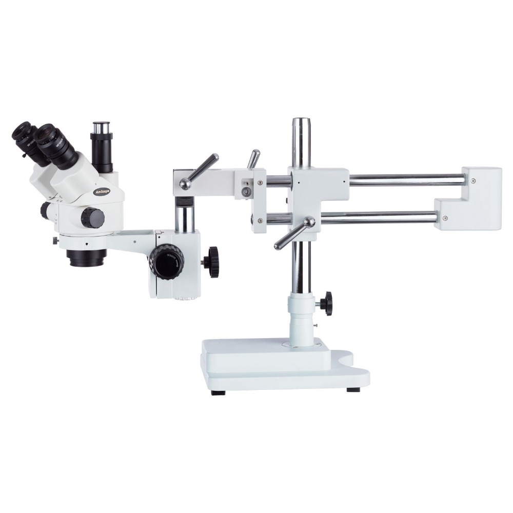 AmScope SM-4 Serie Simul-Focal - Trinocular Stereo Microscope 7X-45X recensie en prijs