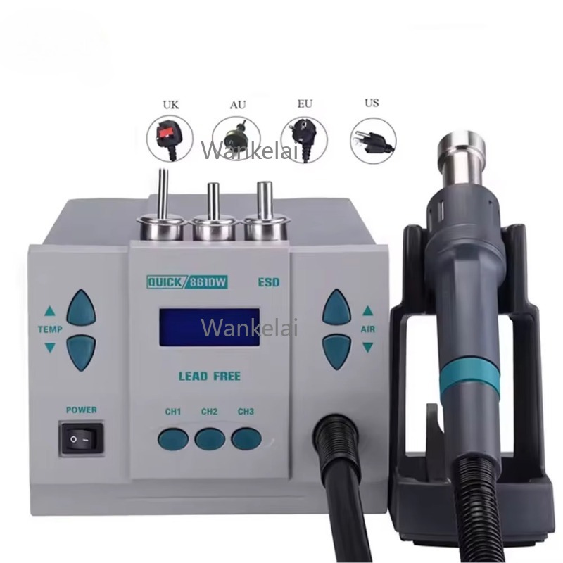 Originele 1000W 220/110V QUICK - Hot Air Rework Station 861Dw recensie en prijs