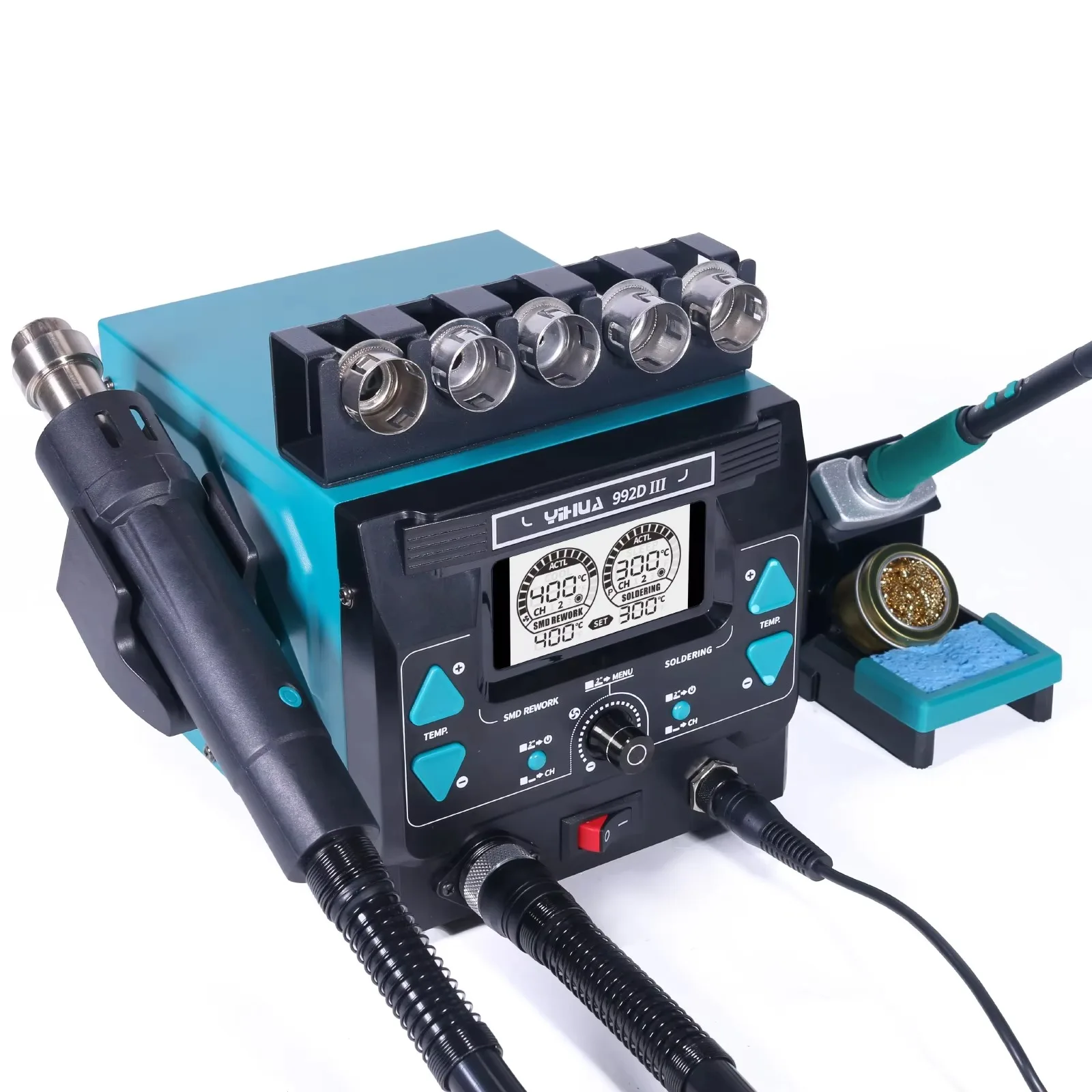 YIHUA992D-III 1000W Hoge Vermo - C210 Precision Soldering Station recensie en prijs