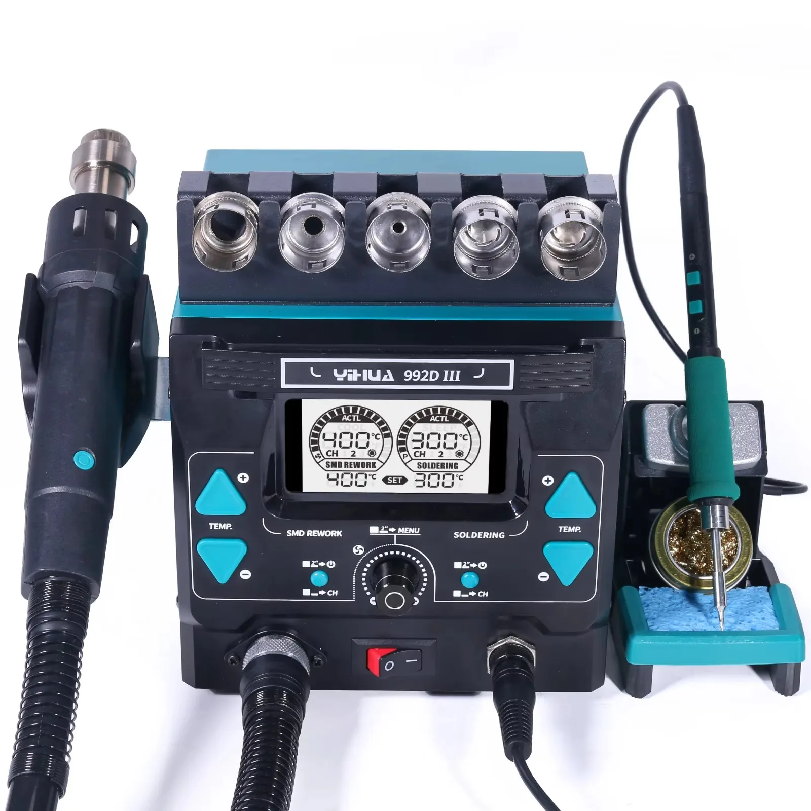 YIHUA992D-III 1000W Hoge Vermo - C210 Precision Soldering Station recensie en prijs