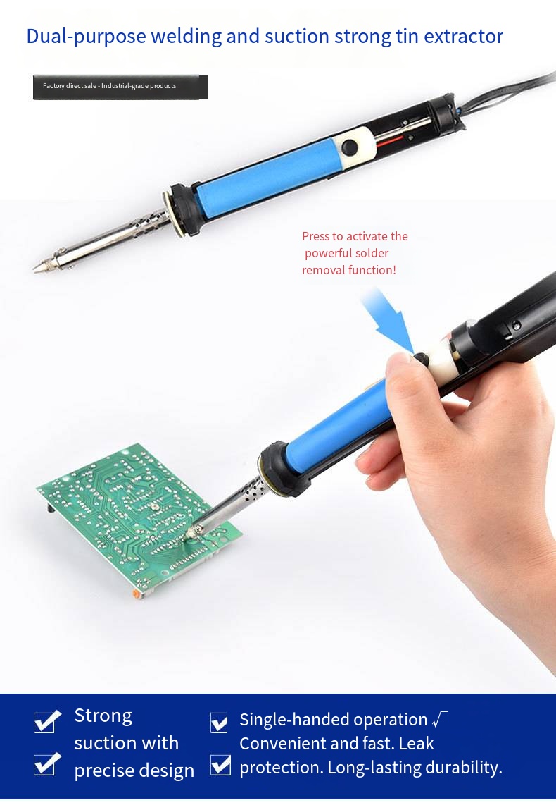 AC 110 V/220 V Elektrische Tin - Desoldering Pump Electric Vacuum Station recensie en prijs