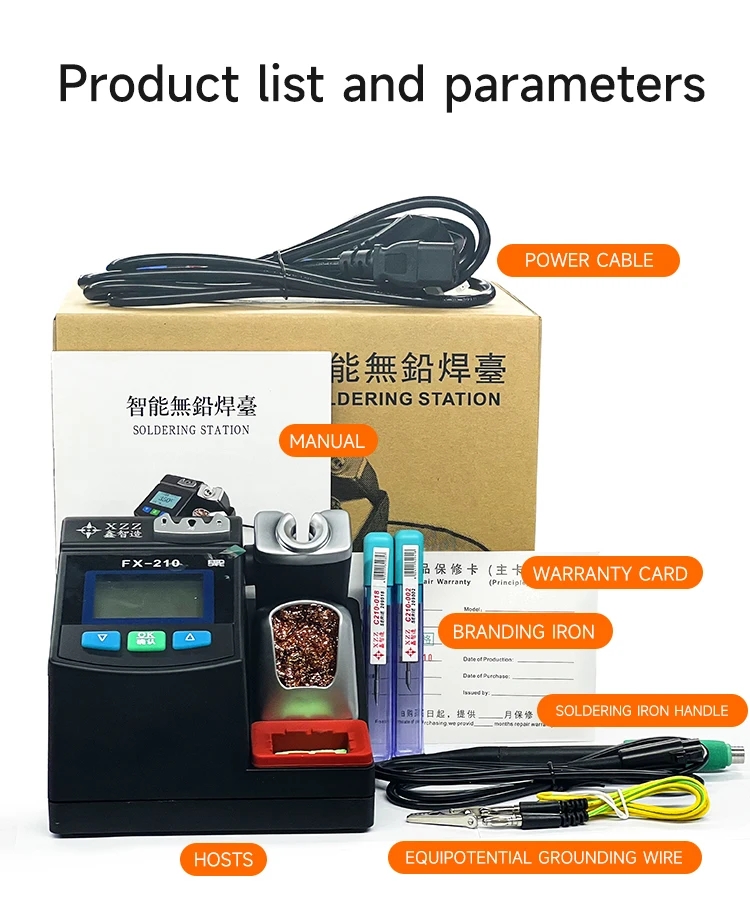 XZZ FX-210 Super Precisie Sold - C210 Precision Soldering Station recensie en prijs