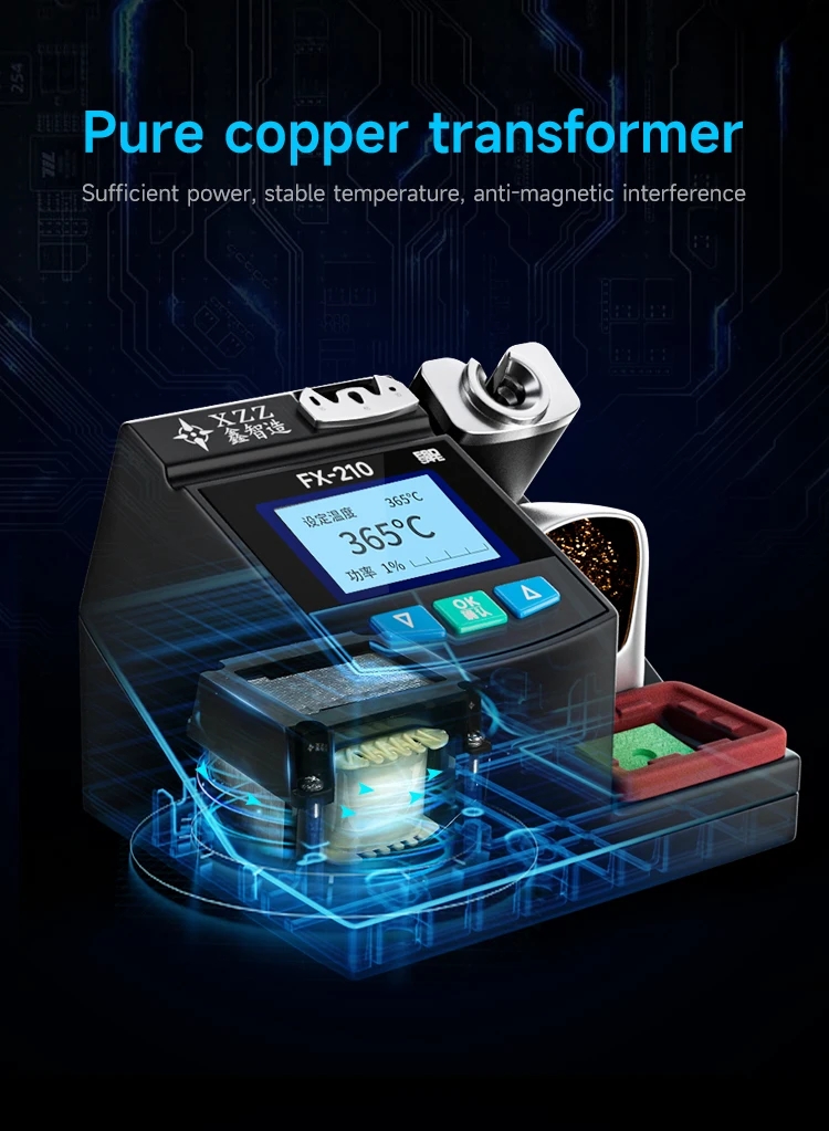 XZZ FX-210 Super Precisie Sold - C210 Precision Soldering Station recensie en prijs