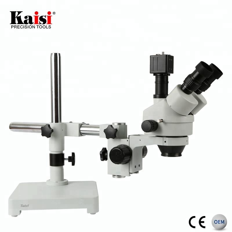 Kaisi 7X-45X digitale zoom PCB - Trinocular Stereo Microscope 7X-45X recensie en prijs
