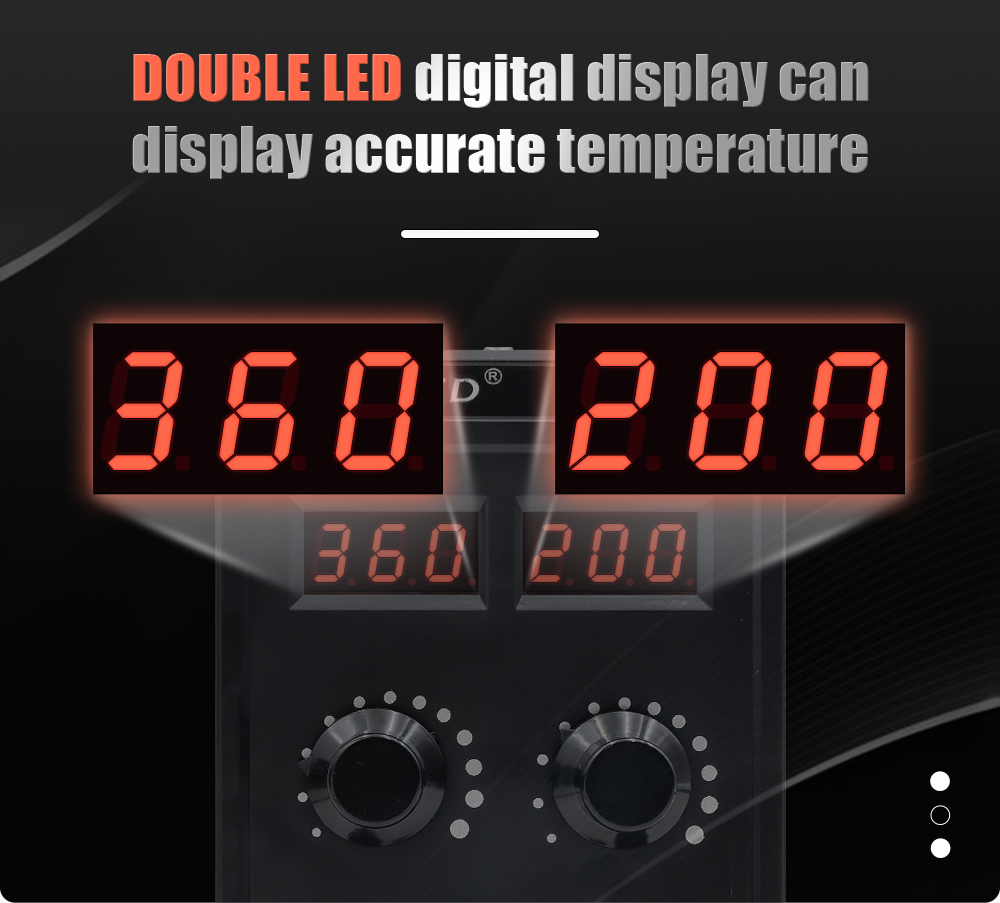 JCD 8586D Soldeerstation 2 IN  - 2 In 1 Soldering Rework Station 750W recensie en prijs