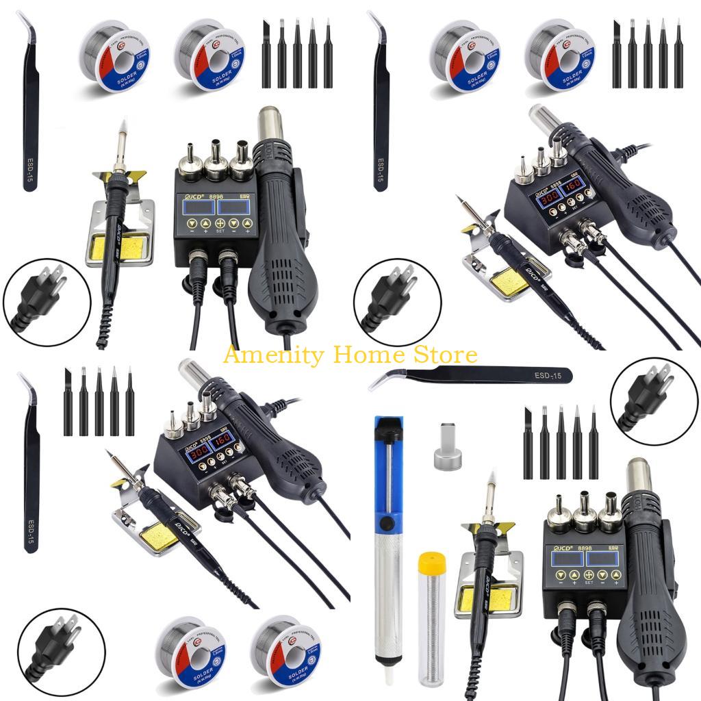 F26C 2 in 1 soldeerbout hetelu - 2 In 1 Soldering Rework Station 750W recensie en prijs