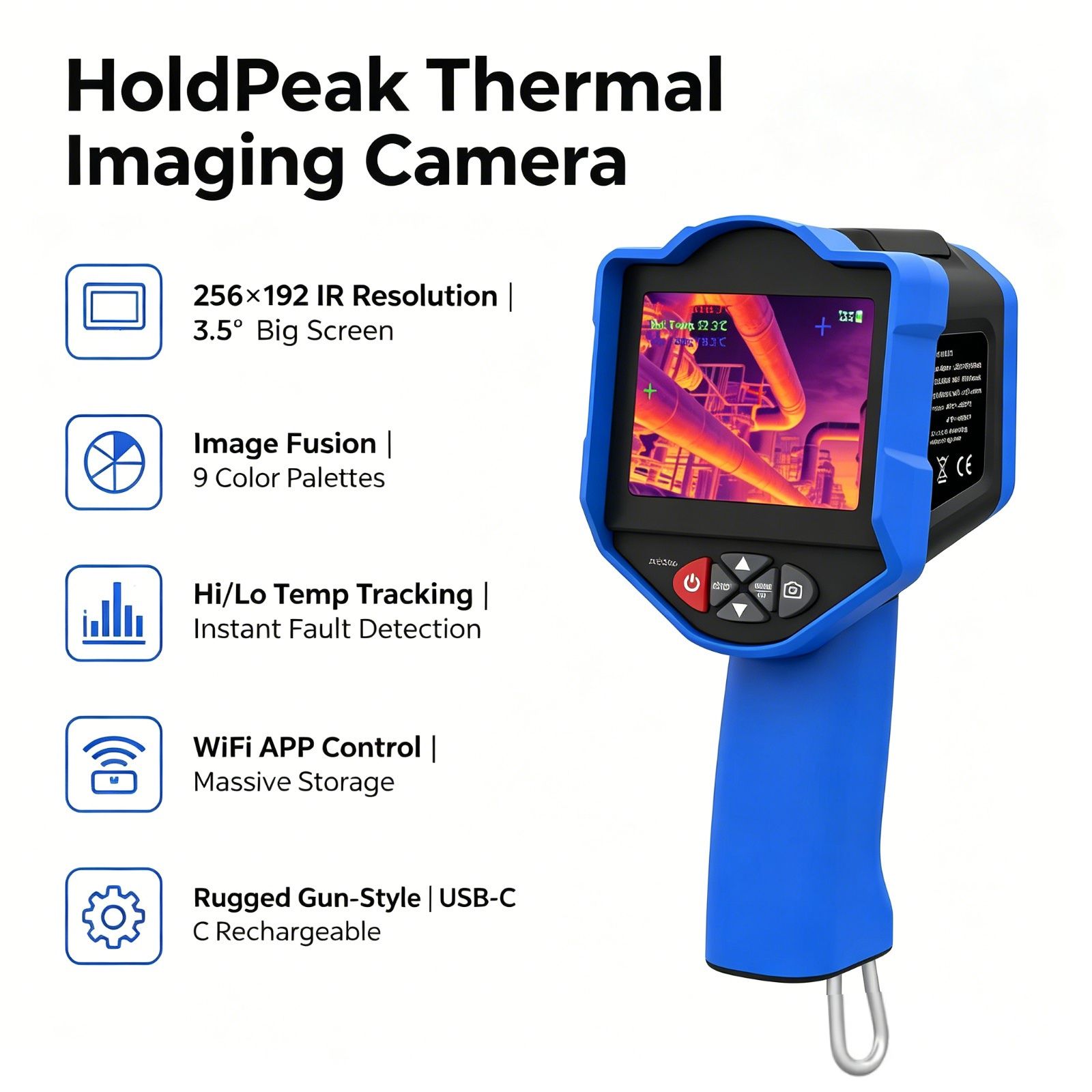 HoldPeak Thermische Beeldcamer - Thermal Imaging Camera Pcb Repair recensie en prijs