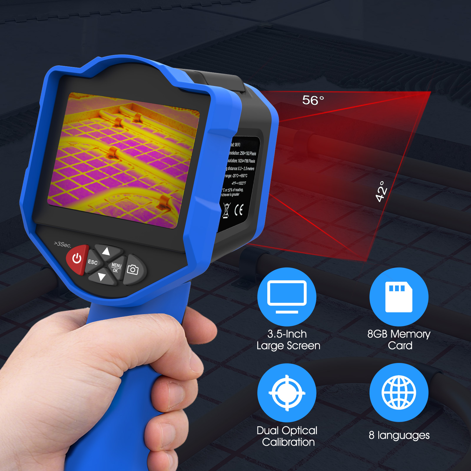 HoldPeak Thermische Beeldcamer - Thermal Imaging Camera Pcb Repair recensie en prijs